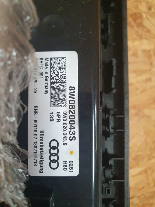 Climatronic audi a4 b9 8w