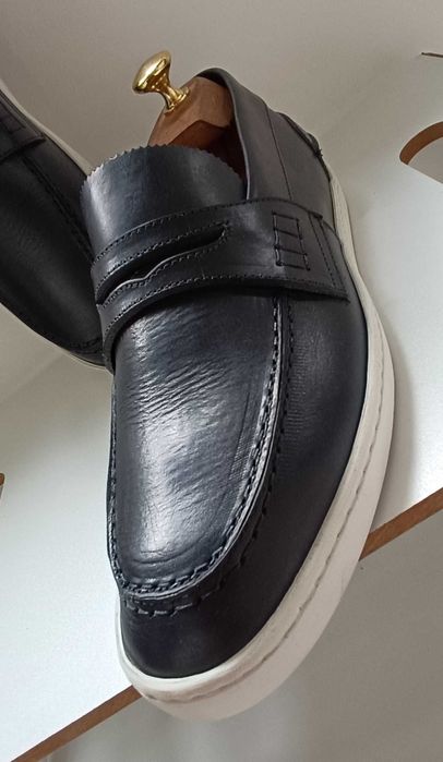 Pantofi sport casual loafers 42 de lux lucrati manual Pantofola D'Oro