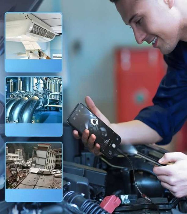 Ендоскоп камера ANESOK W300 WIFI | 7.9mm | HARD | 1080P | IP67