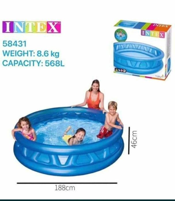 Надуваем  басейн