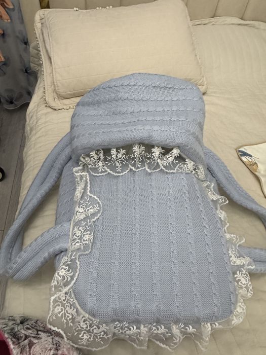 Корзина конверт на выписку с роддома