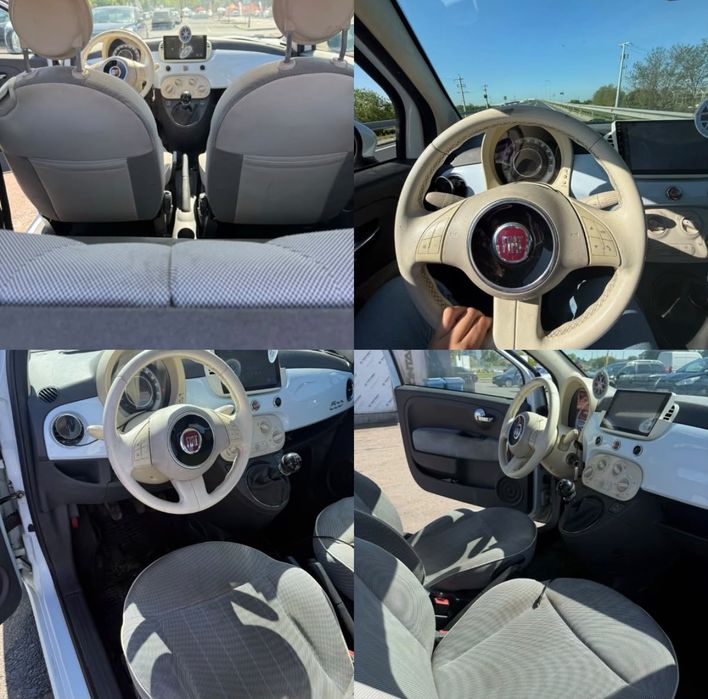 Fiat 500 baby blue