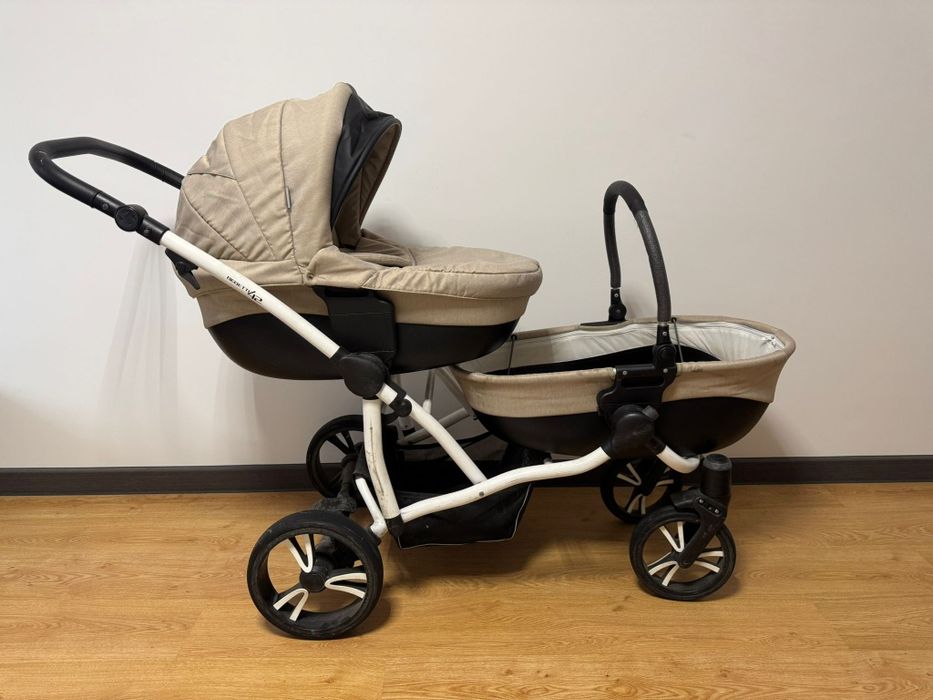 Căruț gemeni sau copii de vârste apropiate BEBETTO 42 3in1