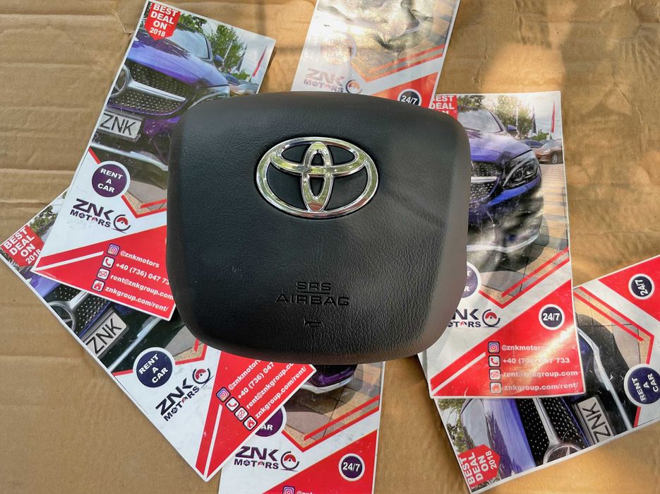 Toyota Hilux kit airbag volan pasager genunchi plansa de bord centuri