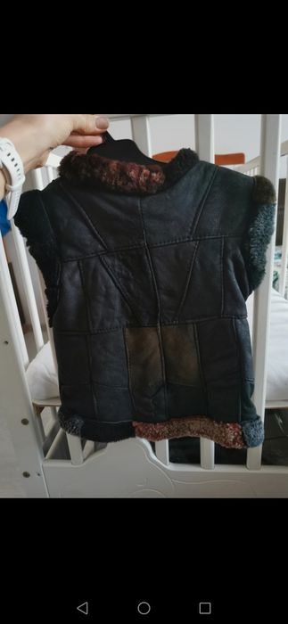 Vesta/bundita din blana naturala de oaie