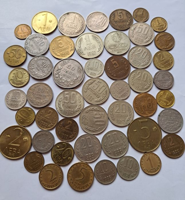 Стари български царски и соц монети, стари чужди монети