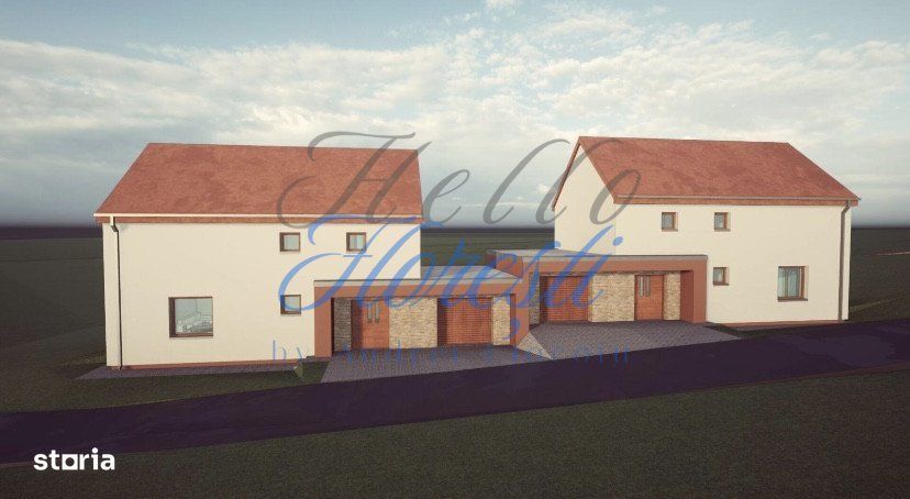 Duplex semifinisat 146 mp utili | garaj | Chinteni