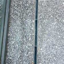 Скрытый лоток для водоотвода пластик с металлической крышкой