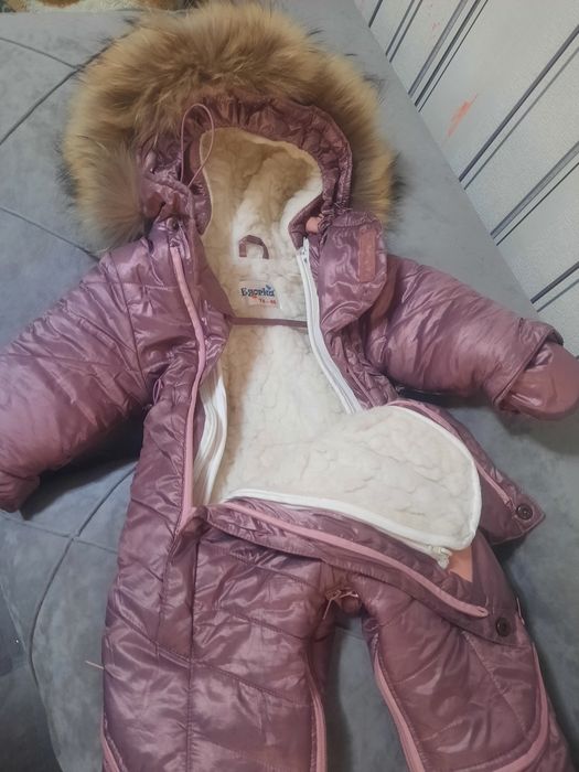 Зимний детский комбинезон/трансформер. Унисекс