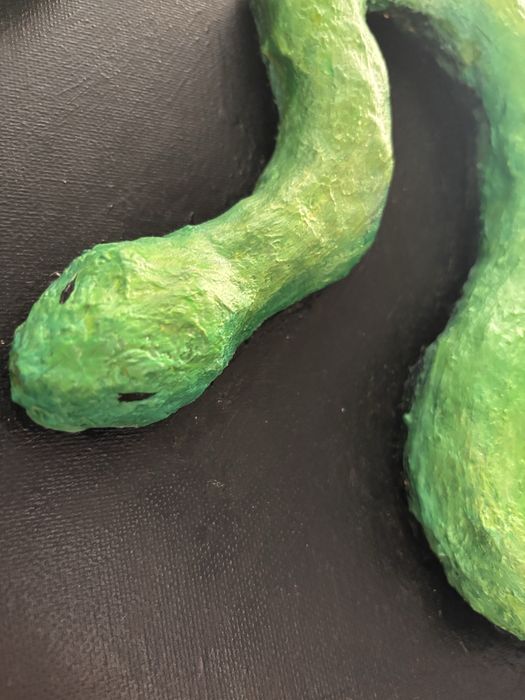 картина змеи с эфектом 3D