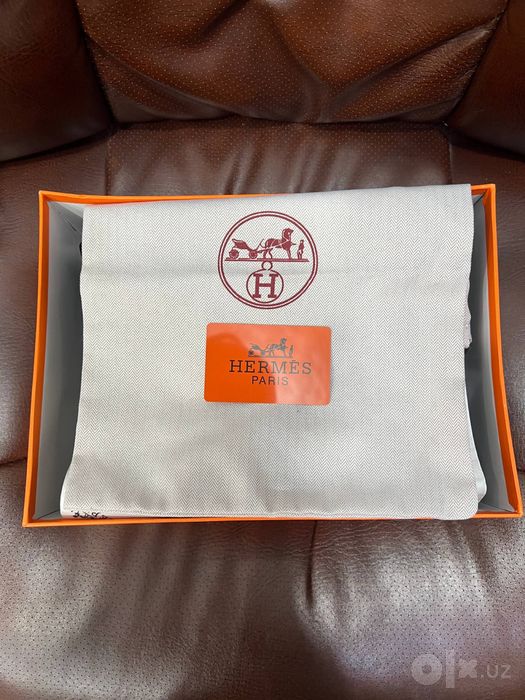Кросовки Hermes кожанные