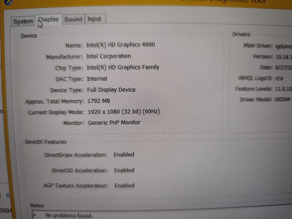 Laptop Acer, i5, 8GB RAM