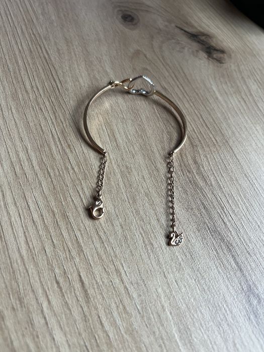 гривна Swarovski розово злато