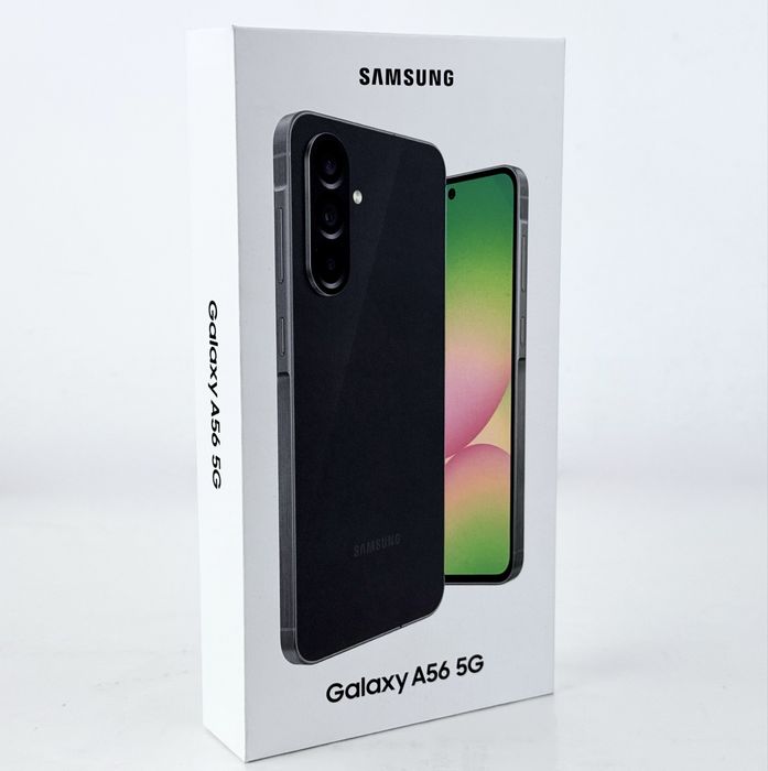 НОВ! Samsung Galaxy A56 5G 128GB 8RAM Graphite 2г. Гаранция!