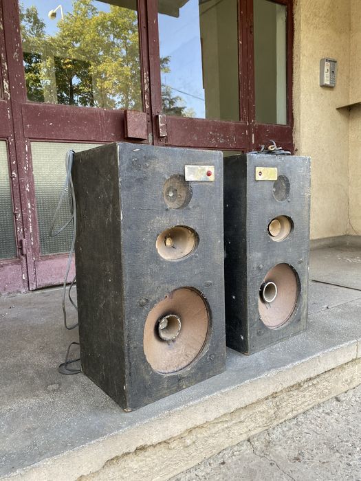 Incinte difuzoare/Boxe 35x88cm Lemn masiv 2 Buc Anii ‘80