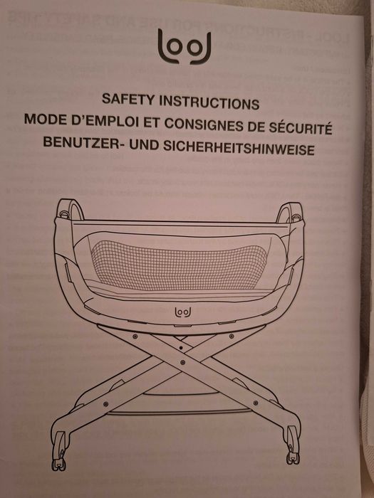 Продавам  бебешко легло тип люлка