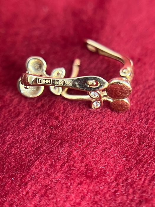Золотые серьги/BariBarShop/0•0•24