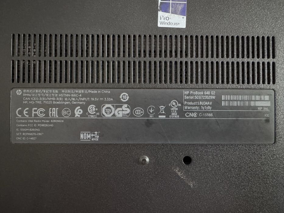 Ноутбук HP ProBook 640 G2