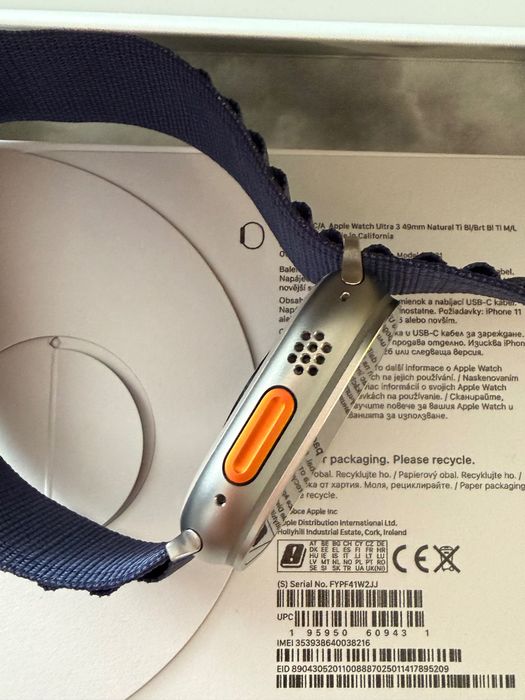 Продавам Apple watch Ultra 3 49mm