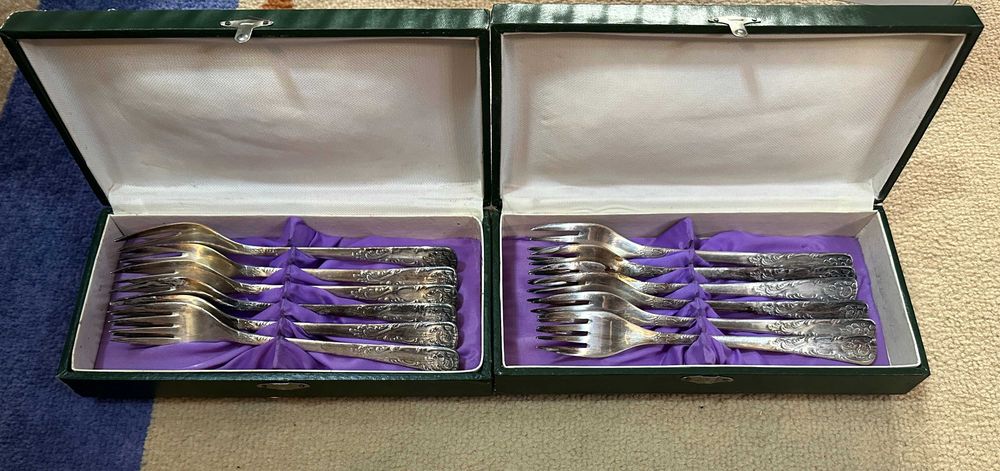 Ложки Десертные посеребрянные