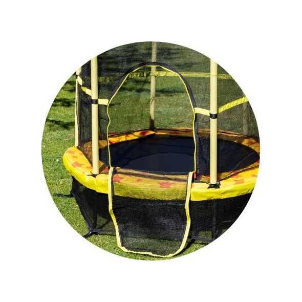 Батут Playtime Funny 140см Жълт - НОВ