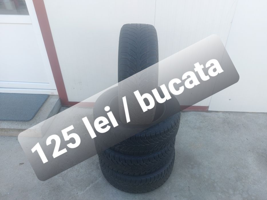 125 lei bucata! Set anvelope M+S/IARNA 205 60 16 Bridgestone