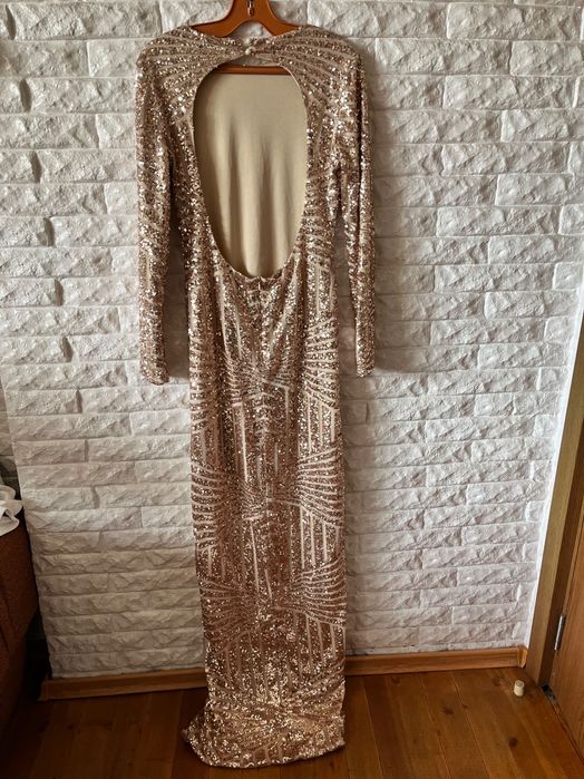 Официална бална рокля с пайети