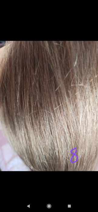 Естествена коса за удължаване- дълга 60 см . Индийска