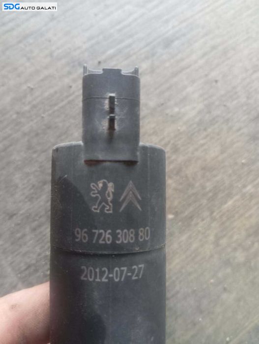 Pompa Pompita Motoras Vas Stropgel Lichid Parbriz Peugeot 508 2.0 HDI 2010 - 2018 Cod 9672630880 [V0857]