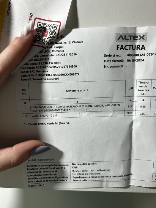 Tableta Huawei Matepad 12x PaperMatte Edition