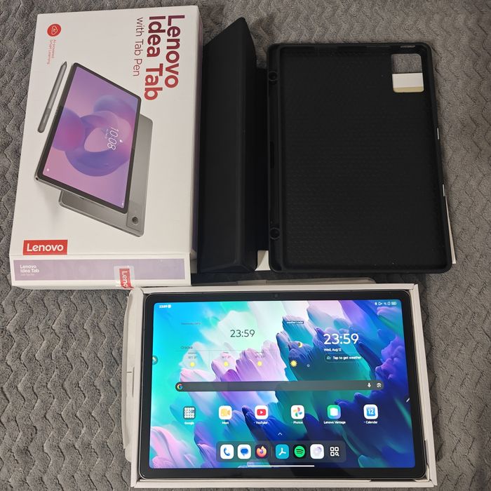 Tableta Lenovo Idea Tab 5G, Octa-Core, 11", 8GB RAM, 256GB, 5G, Luna Grey + Lenovo Tab Pen