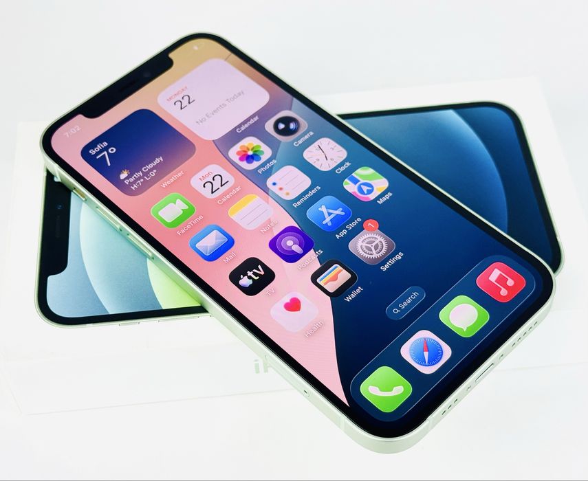 Apple iPhone 12 64GB Green 100% Батерия! Гаранция!