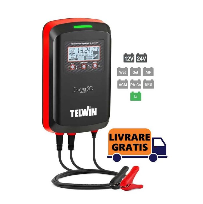 Doctor Charge 50 - Redresor auto inteligent TELWIN