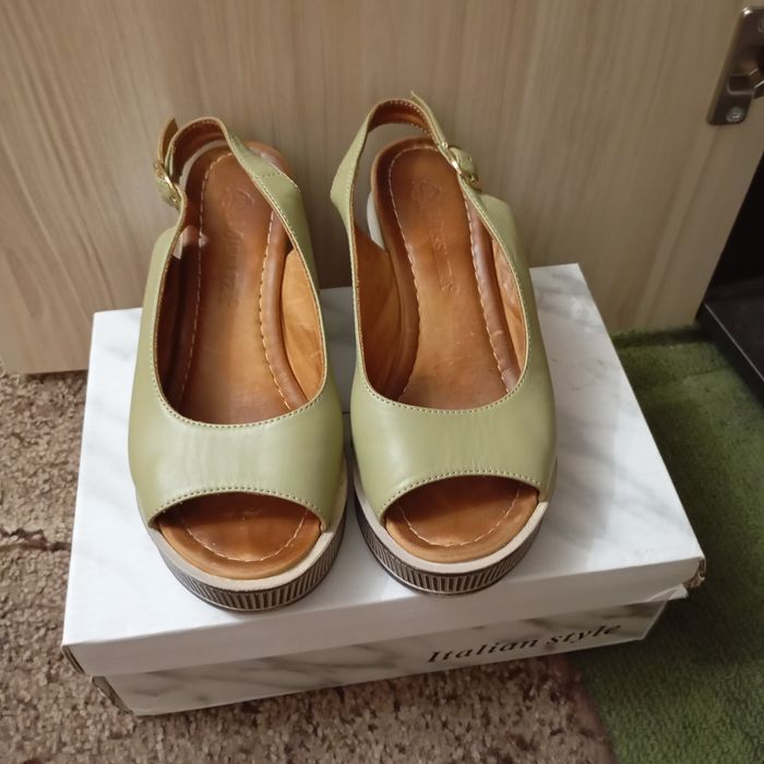 Дамски сандали 34 номер естествена кожа