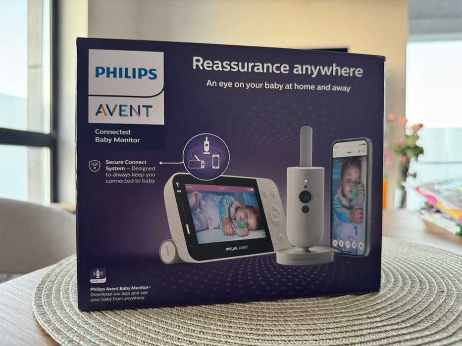 Philips Avent SCD951/26, Видеофон/Бебефон, HD камера, нощно виждане, детекция на движение (Нов, Неразопакован)