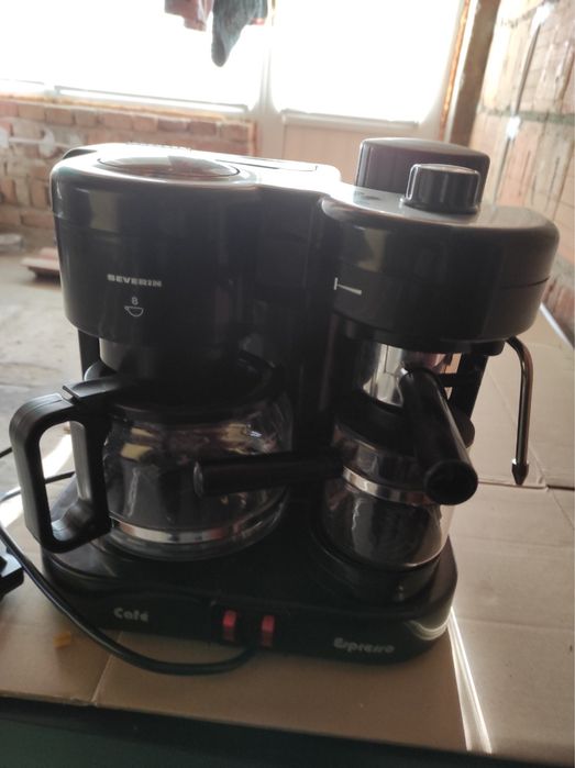 Кафемашина Severin 2 в 1 шварц и еспресо