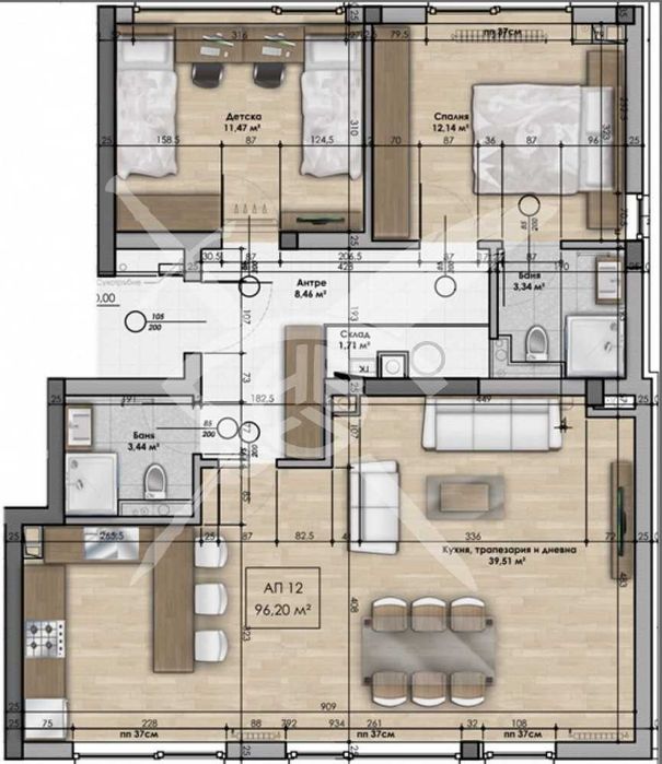 Продава се Тристаен апартамент в София, Витоша - 164 кв.м за 1952 €/кв.м - Снимка #1