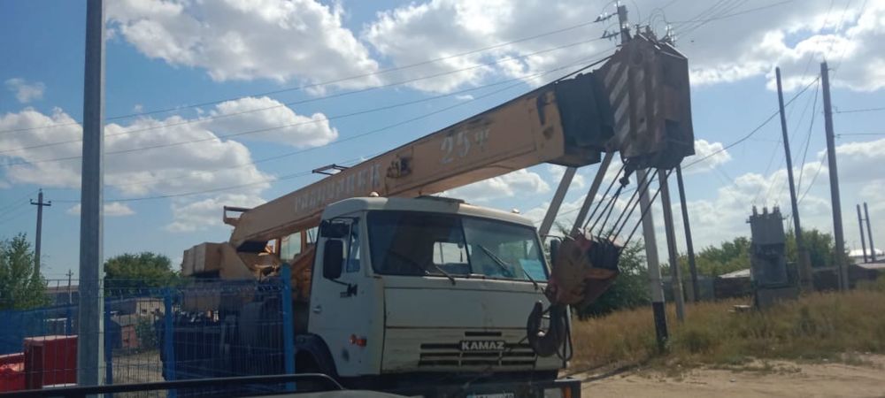 Услуги автокрана 25т
