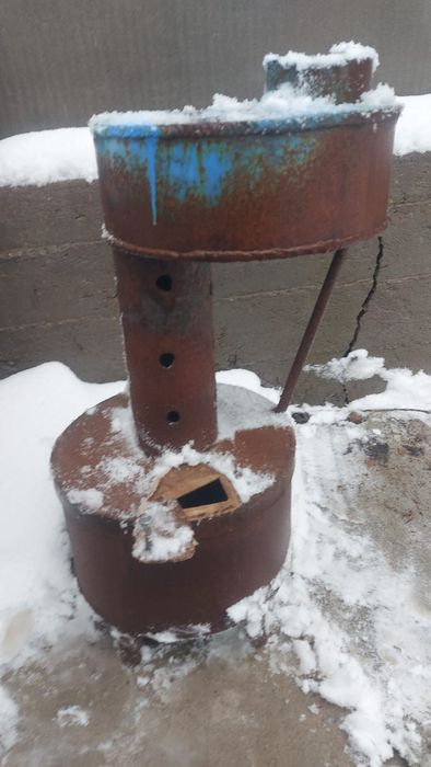 Печь в отработка в масле