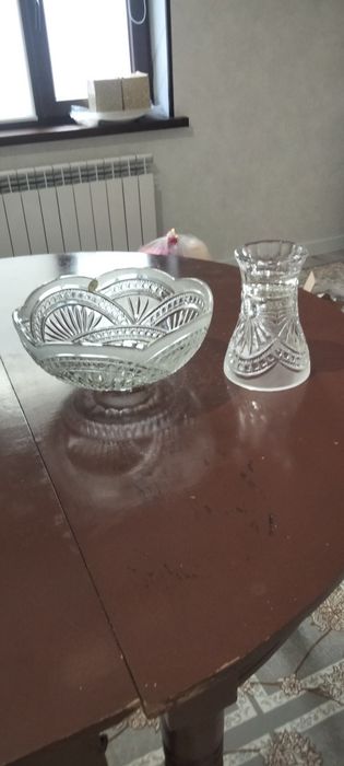 Фруктовница хрусталь новый