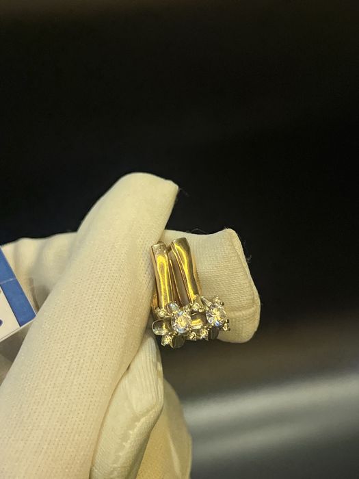 Золото 585  Серьги Масса: 3,5