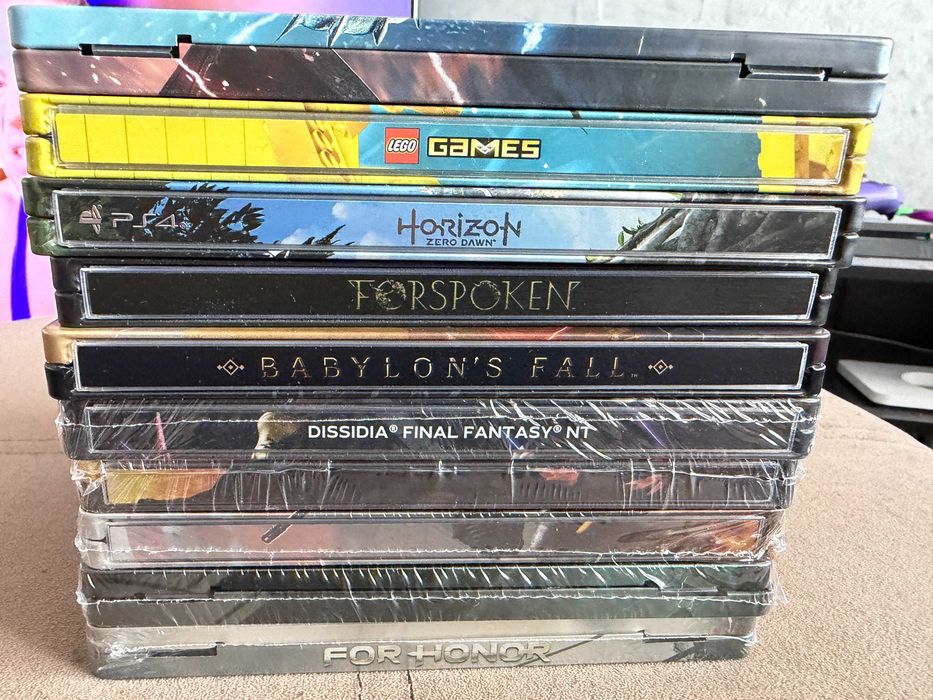 10 game steelbook - нови кутии