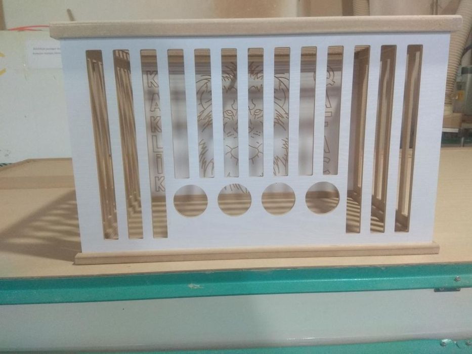 Kaklik qafas  mdf material kraska turetski