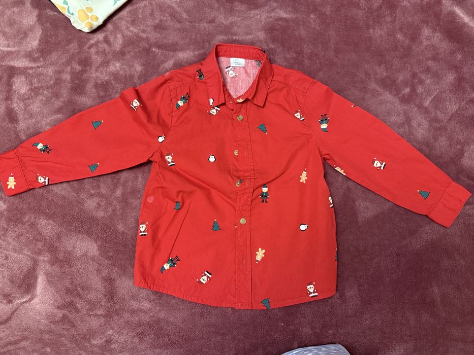 Сет/лот коледни дрехи за момче- 104 см - 3-4 г