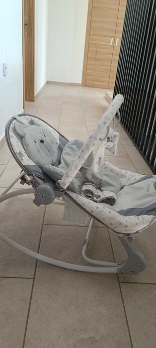 Бебешка и детска люлка и стол 2 в 1 Tulano Cloe 35 Bear, 0-9 кг