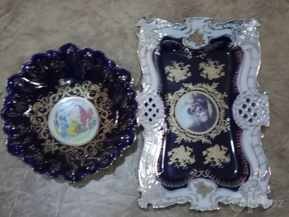Продам сервиз пахта золотой олень и подстаканники