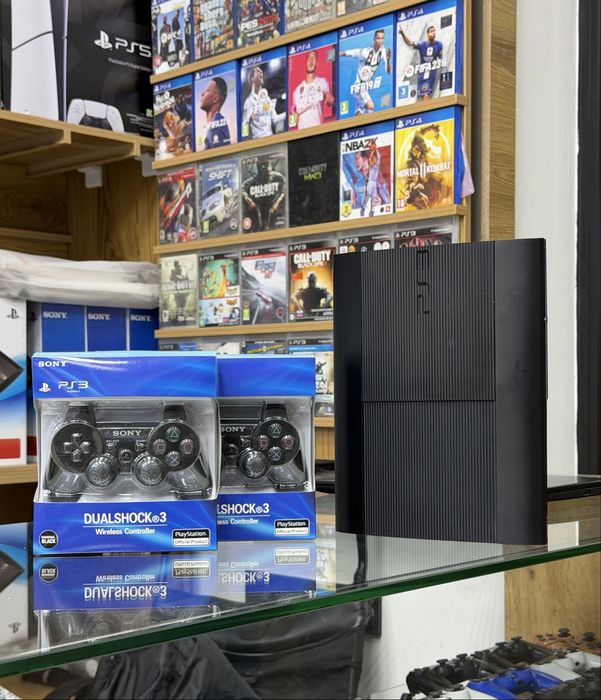 Playstation 3 super slim oyinlari yozilgan tayor xolati ideal