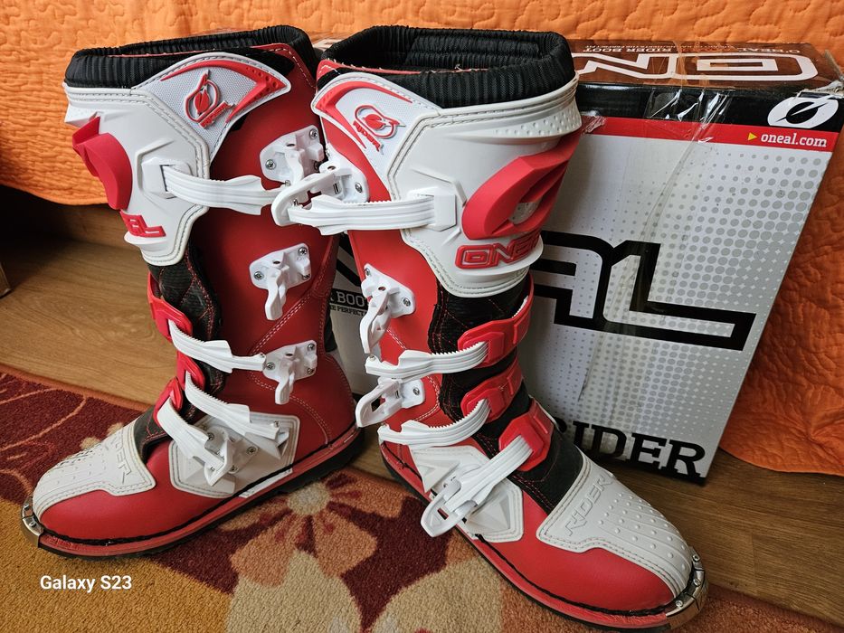 Мотокрос ботуши O'neal Rider red/white