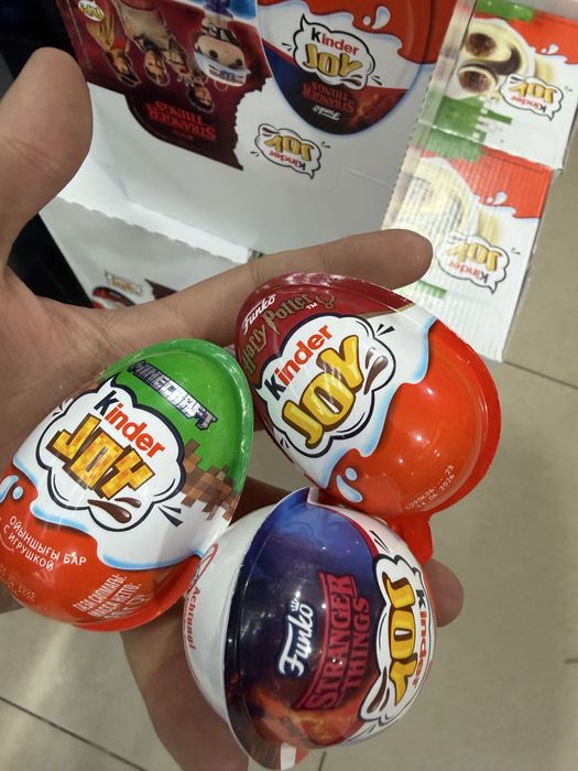 В наличии Kinder Joy Harry Potter, ОСД, Minecraft (100% ORIGINAL)