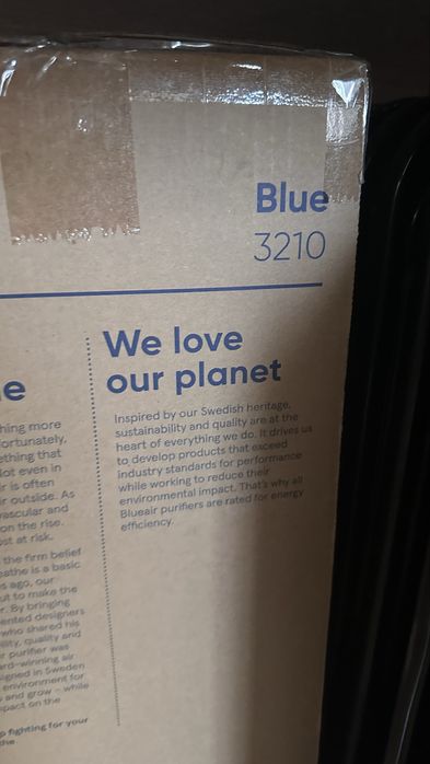 Purificator aer Blue Air nou